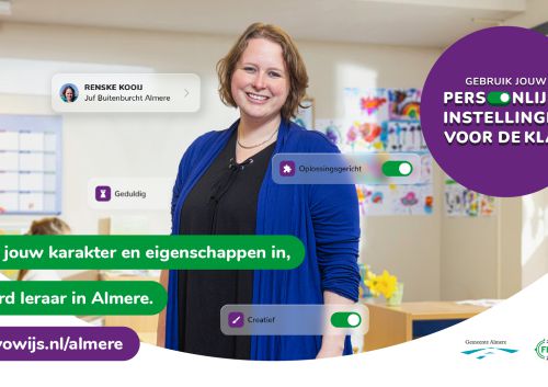 Gezamenlijke campagne 'Word leraar in Almere' van start